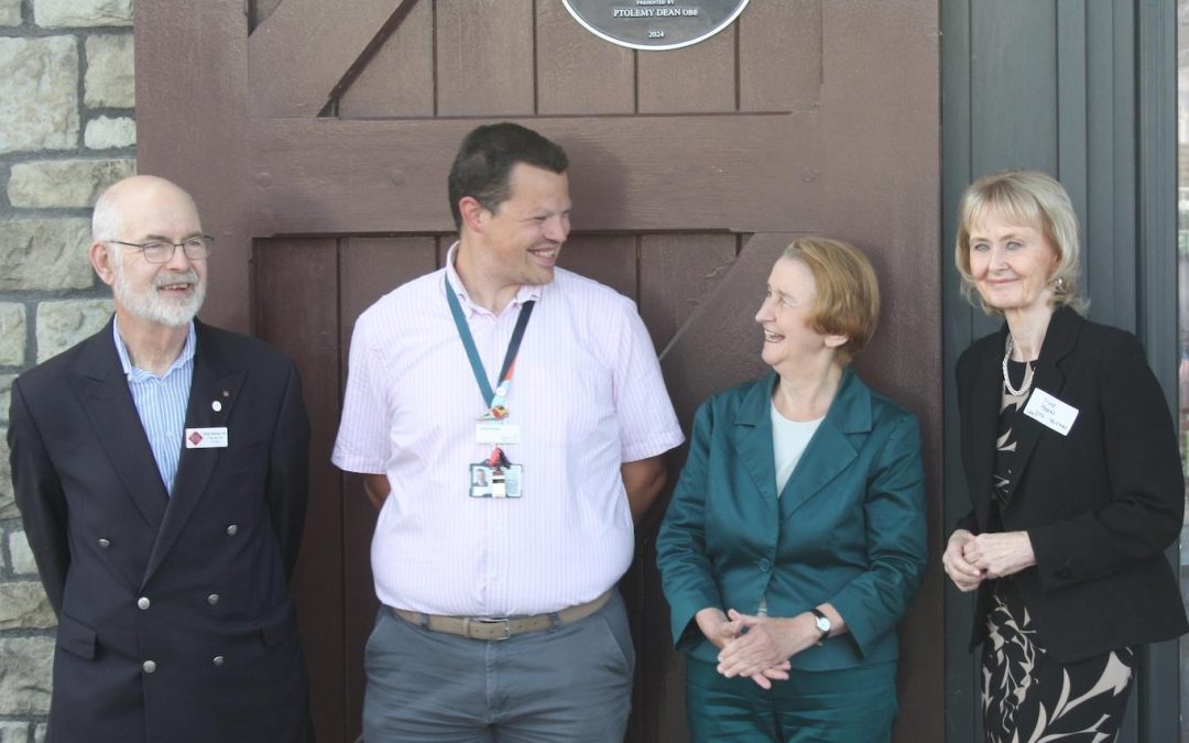 Goods Shed Trust celebrates unveiling of NRHA plaque