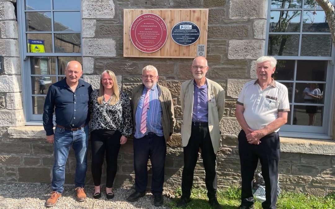 Restored Scottish station plaque unveiled