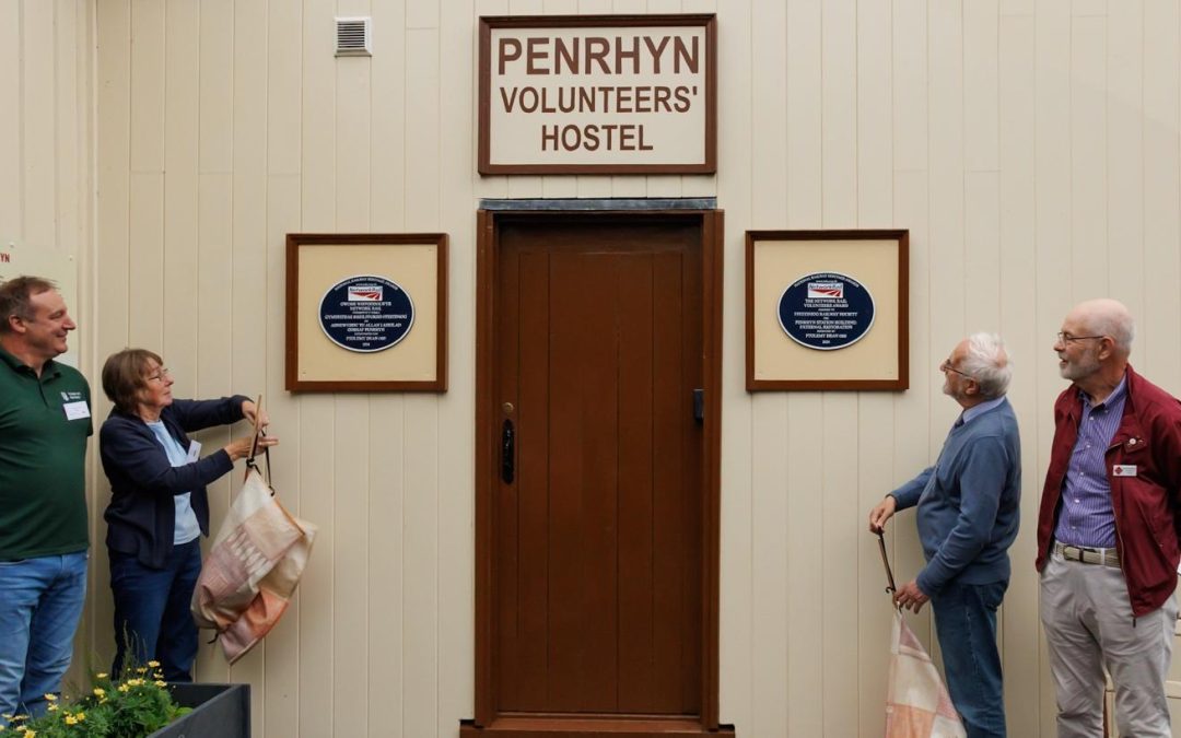 Ffestiniog MiniBash witnesses unveiling of Penrhyn plaque