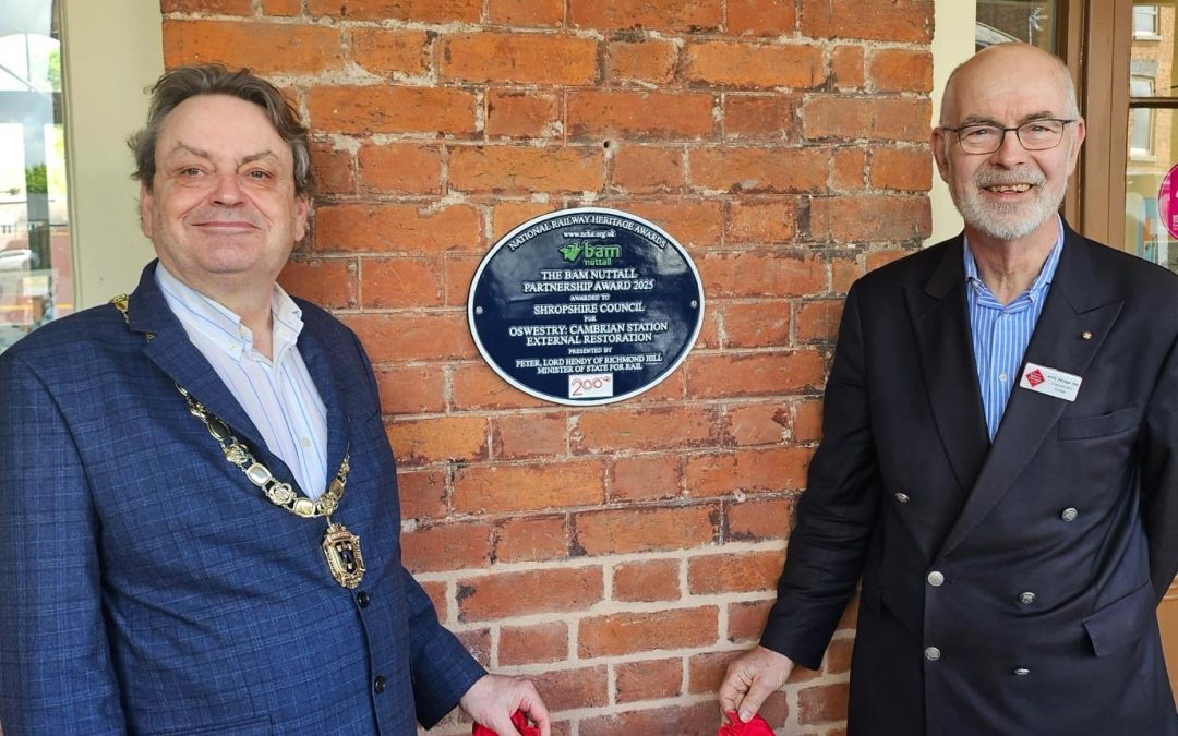 BAM Nuttall plaque at Oswestry officially unveiled